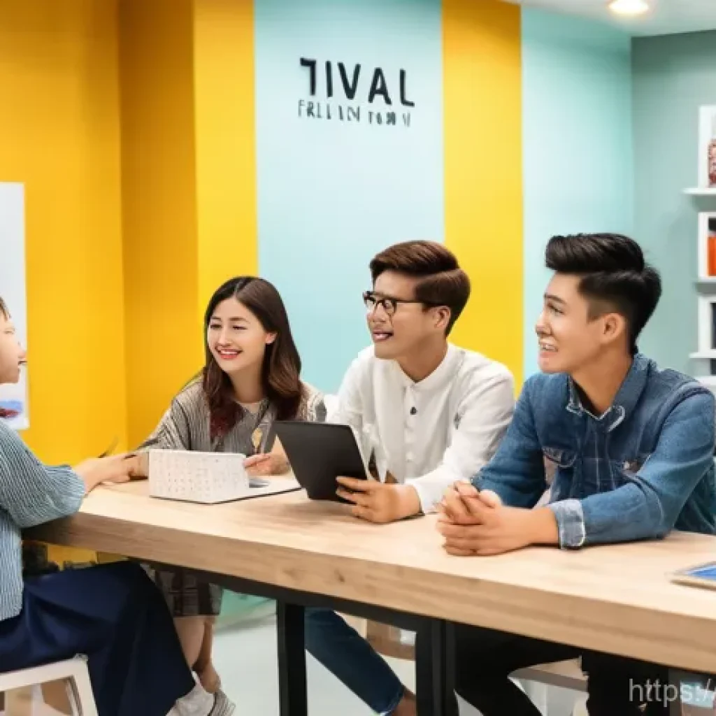 필리핀 내 한인 사회와 네트워킹 - **A Vibrant K-Culture Hub in Manila:**
A bustling, modern cultural center located in a lively di...